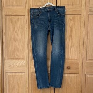 American Eagle Outfitters Men’s 36x34 Dark Blue Slim Flex Jeans